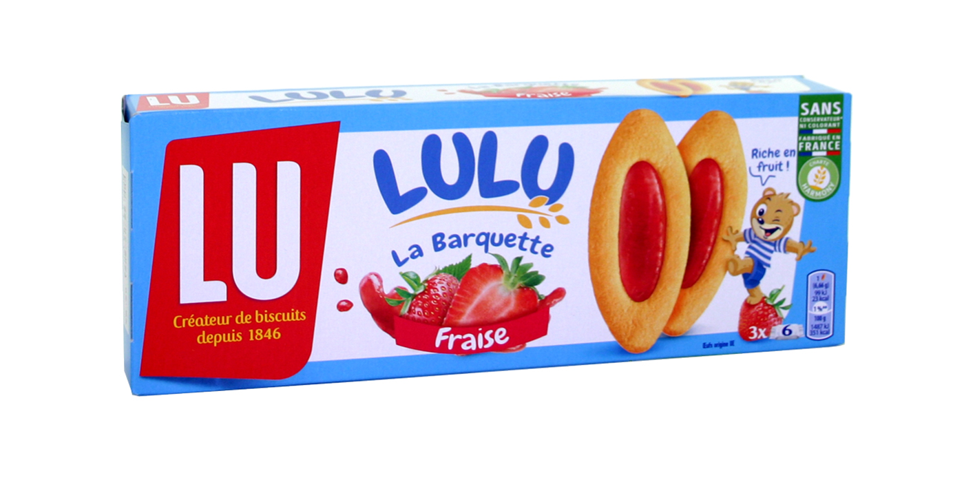 LU Lulu La Barquette Framboise 120g 