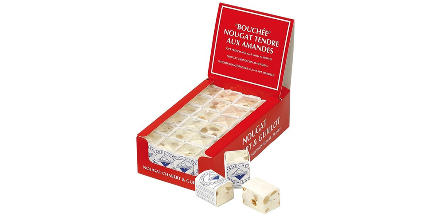 Nougats tendres de Montélimar aux amandes 30 g Chabert et Guillot