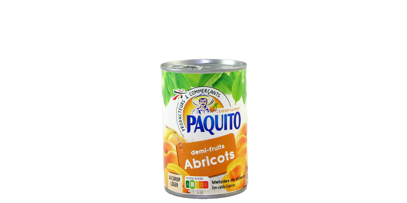 FRUITS PAQUITO ABRICOTS AU SIROP 425ML