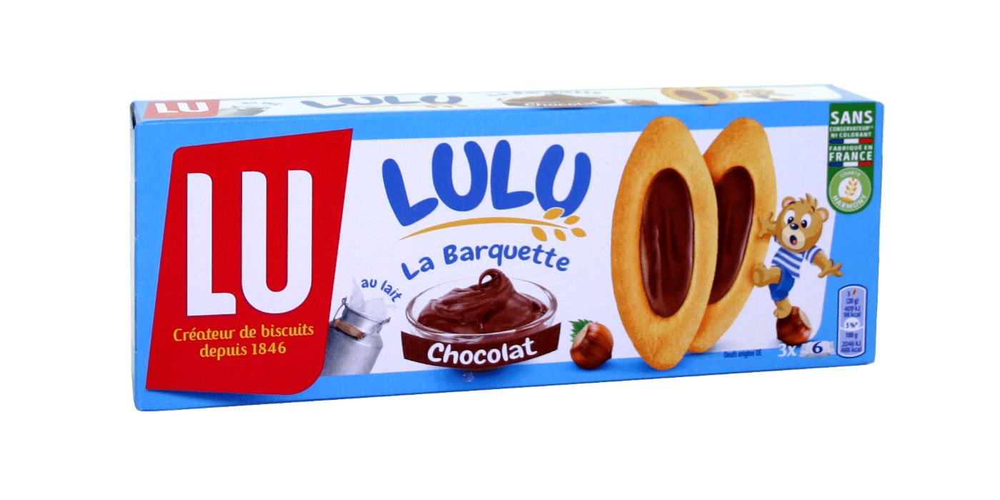Lu - Biscuits chocolat Barquette LULU DE LU